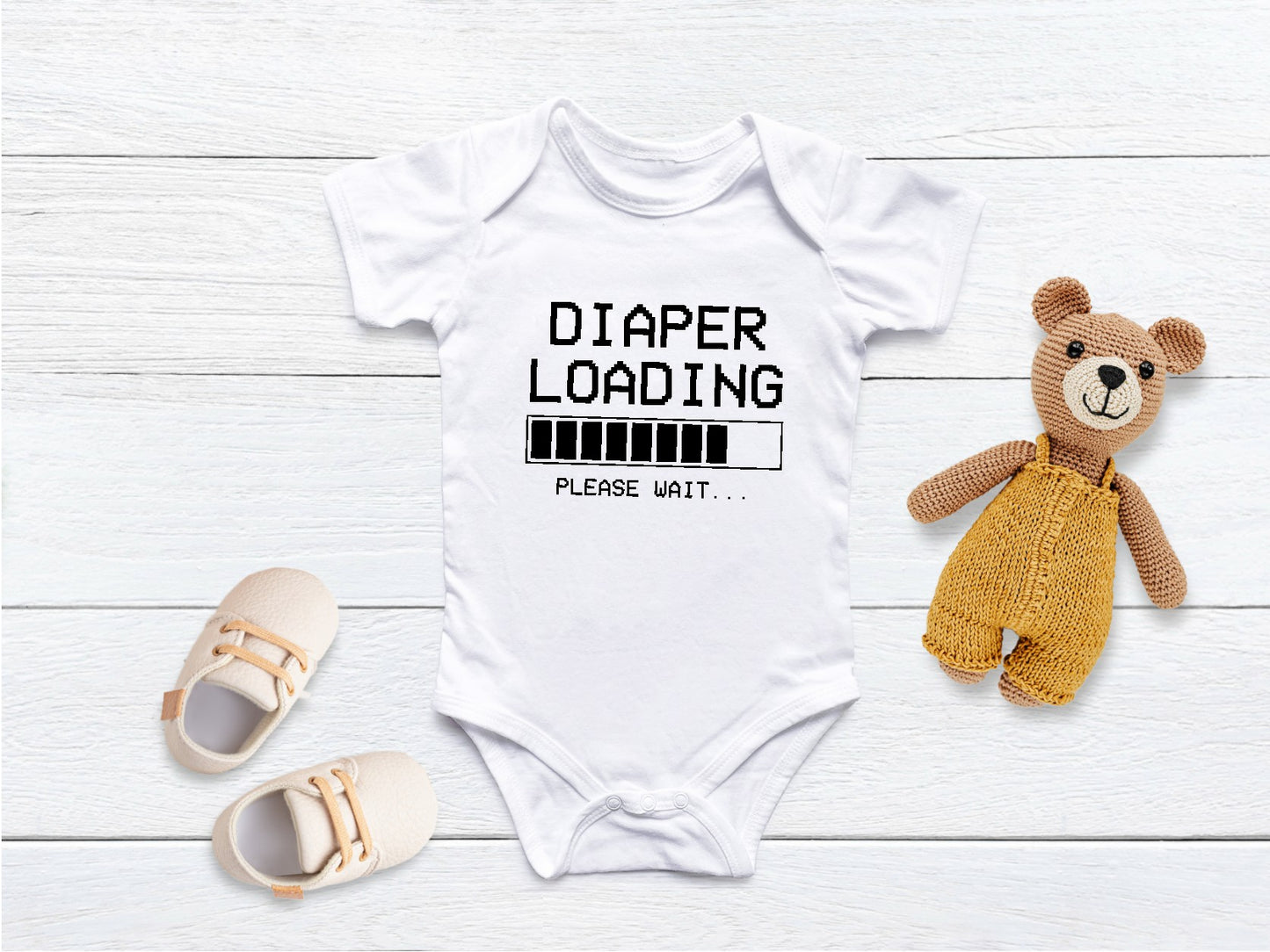 Diaper Loading Baby Onesie