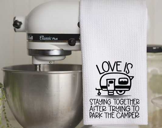 Parking the Camper Dish Towel